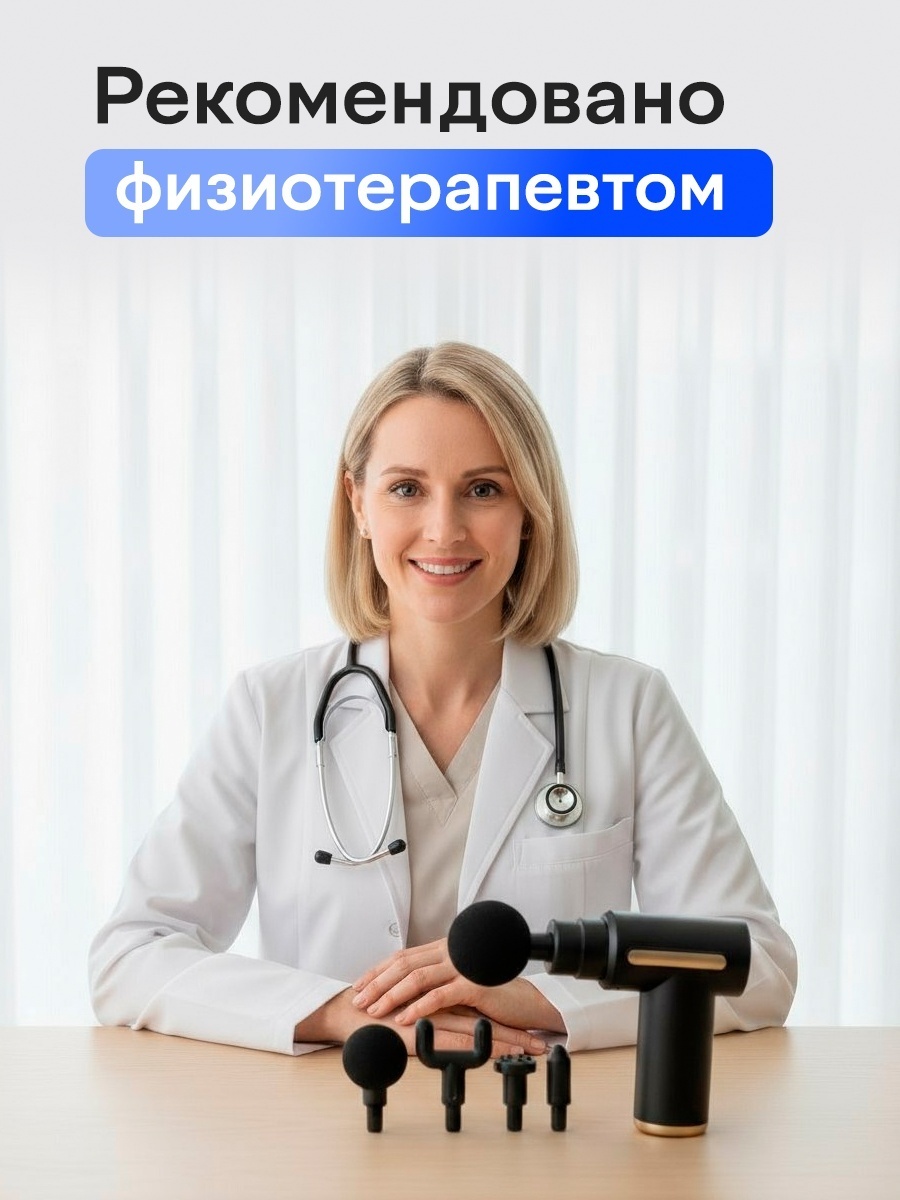 Массажер BATR Prime массажный пистолет вибрационный — фото 15