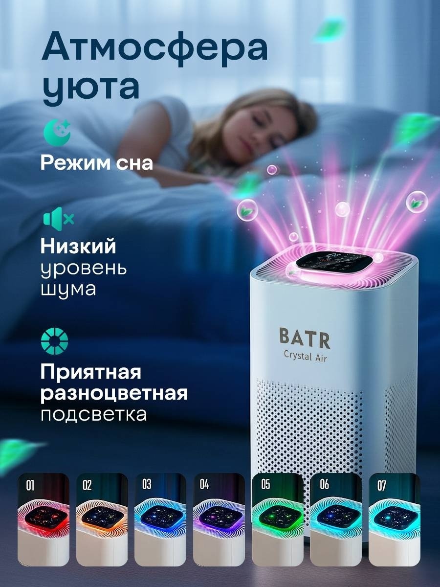 Очиститель воздуха BATR Crystal Air белый — фото 5
