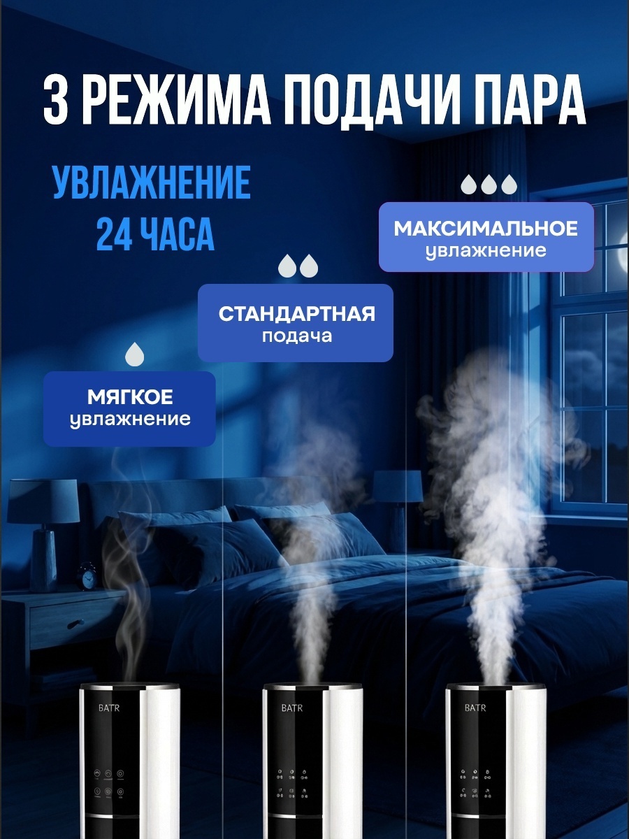 Увлажнитель воздуха BATR ECO AIR белый — фото 4