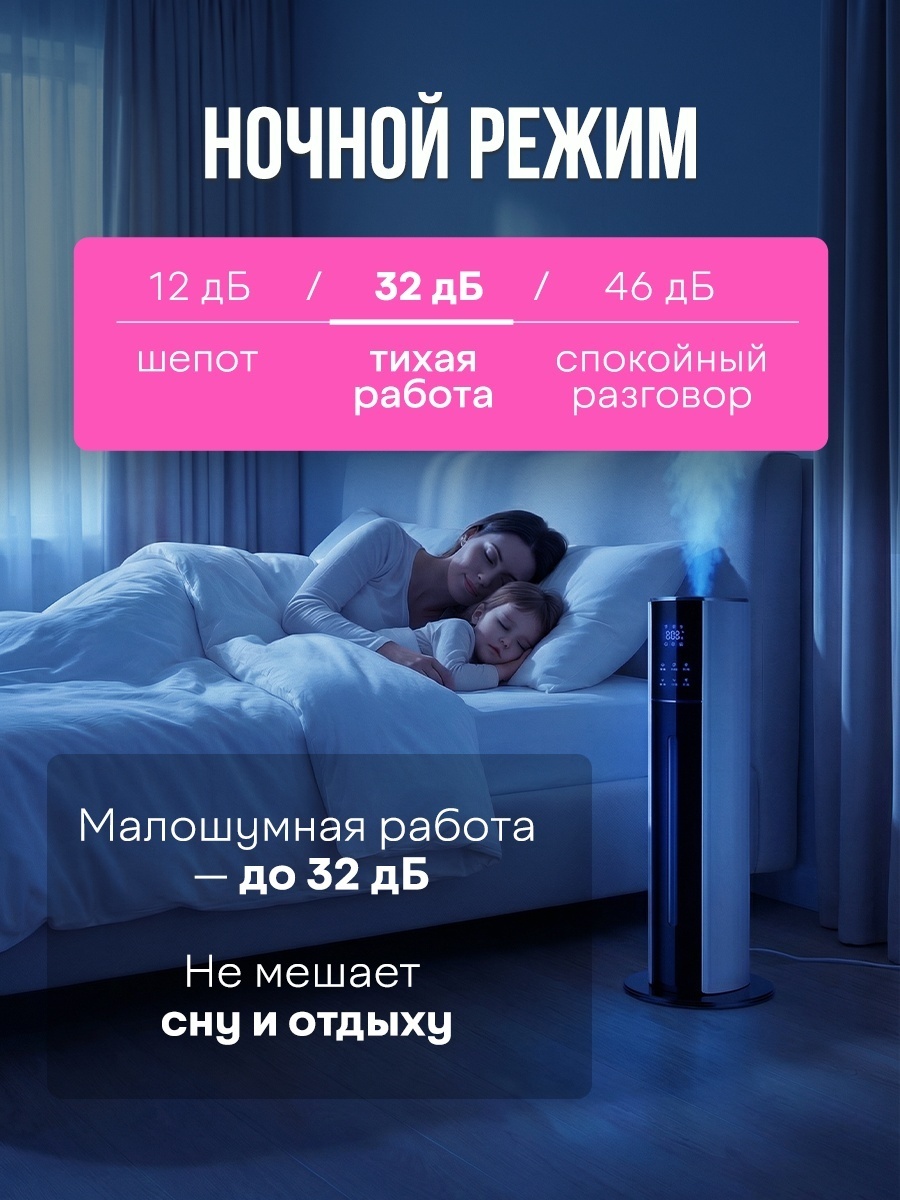 Увлажнитель воздуха BATR ECO AIR белый — фото 6